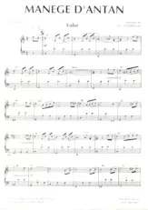 télécharger la partition d'accordéon Manège d'antan (1er + 2ème Accordéon) (Valse) au format PDF