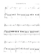 télécharger la partition d'accordéon Sarabanda (Duo d'Accordéons) au format PDF