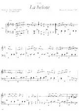 download the accordion score La belote (Java) in PDF format