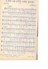 download the accordion score C'est un p'tit coin perdu (Valse Chantée) in PDF format