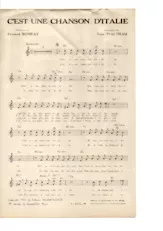 descargar la partitura para acordeón C'est une chanson d'Italie en formato PDF
