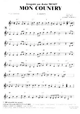 download the accordion score Mon Country in PDF format
