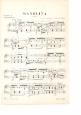 télécharger la partition d'accordéon Manolita (Tango) au format PDF