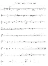 download the accordion score Celui qui s'en va in PDF format