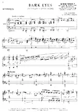 descargar la partitura para acordeón Dark Eyes (Les yeux noirs) (Arrangement Pietro Deiro) en formato PDF