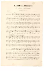 descargar la partitura para acordeón Madame l'Archiduc (Marietta) en formato PDF