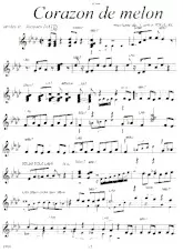 download the accordion score Corazon de melon (Cha Cha) in PDF format
