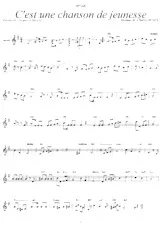 télécharger la partition d'accordéon C'est une chanson de jeunesse (Marche) au format PDF
