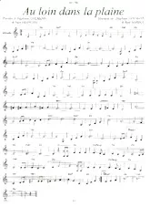 download the accordion score Au loin dans la plaine in PDF format