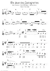 download the accordion score Elle joue des castagnettes (Paso Doble) in PDF format