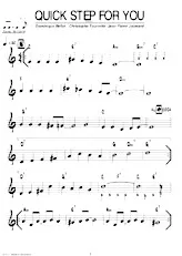 descargar la partitura para acordeón Quick step for you en formato PDF