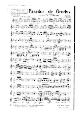 descargar la partitura para acordeón Parador de Gredos (Paso Doble) en formato PDF
