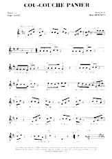 descargar la partitura para acordeón Cou Couche Panier (Cha Cha Cha Chanté) en formato PDF