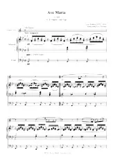 télécharger la partition d'accordéon Ave Maria (Arrangement Ido Wessiepe) (Parties : Trompette et Orgue) au format PDF