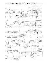 télécharger la partition d'accordéon Pobre suerte (Pauvre sort) (Tango) au format PDF
