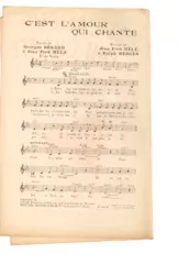 scarica la spartito per fisarmonica C'est l'amour qui chante (Valse Chantée) in formato PDF