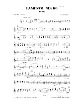 télécharger la partition d'accordéon Lamento Negro (Boléro) au format PDF