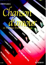 télécharger la partition d'accordéon Chanson d'amour (16 famous French pop songs) au format PDF