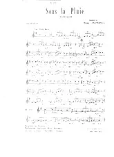 télécharger la partition d'accordéon Sous la pluie (Slow Rock) au format PDF