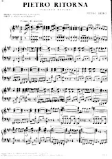 download the accordion score Pietro Ritorna (Pietro's Return) in PDF format