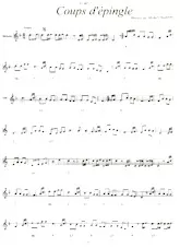 télécharger la partition d'accordéon Coups d'épingle (Polka) au format PDF