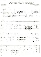 scarica la spartito per fisarmonica J'avais rêvé d'un ange (Slow) in formato PDF