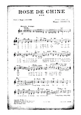 scarica la spartito per fisarmonica Rose de Chine (Fox Chanté) in formato PDF