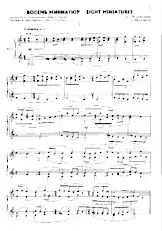 télécharger la partition d'accordéon Huit Miniatures (Eight Miniatures) (Arrangement Yuri Ledenyov) au format PDF