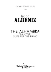 télécharger la partition d'accordéon The Alhambra (La Vega) Suite pour piano au format PDF