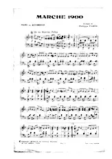 download the accordion score Marche 1900 in PDF format
