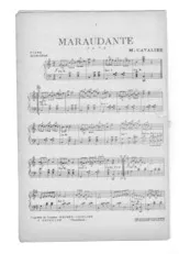 télécharger la partition d'accordéon Maraudante (Java) au format PDF