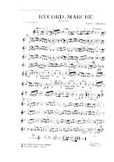 télécharger la partition d'accordéon Record Marche (Orchestration) au format PDF