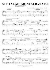 download the accordion score Nostalgie Montalbanaise (Valse) in PDF format