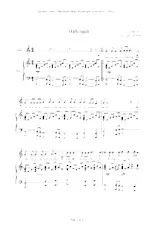 télécharger la partition d'accordéon Hallelujah au format PDF