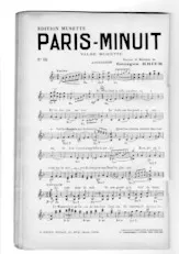 télécharger la partition d'accordéon Paris Minuit (Valse Musette) au format PDF