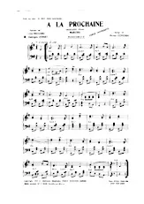 scarica la spartito per fisarmonica A la prochaine (Indicatif final) (Marche) in formato PDF