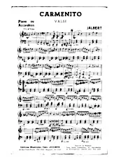 scarica la spartito per fisarmonica Carmenito (Valse) in formato PDF