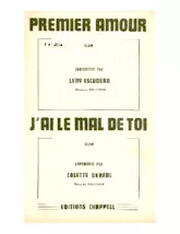 télécharger la partition d'accordéon J'ai le mal de toi (Slow) au format PDF