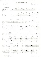 télécharger la partition d'accordéon La chansonnette (Fox) au format PDF