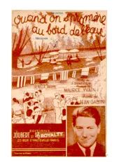 download the accordion score Quand on s' promène au bord de l'eau (Du Film : La belle équipe) (Chant : Jean Gabin) in PDF format