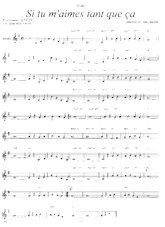 download the accordion score Si tu m'aimes tant que ça in PDF format