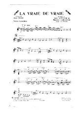 scarica la spartito per fisarmonica La vraie de vraie (Arrangement : Léo Nègre) (Orchestration) (Java) in formato PDF