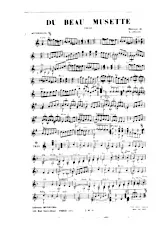 télécharger la partition d'accordéon Du beau musette (Valse) au format PDF