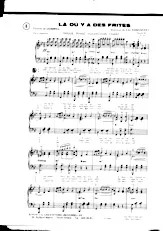 descargar la partitura para acordeón Là où y a des frites (Valse Musette) en formato PDF