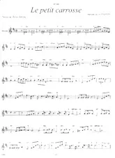 download the accordion score Le petit carrosse (Fox Trot) in PDF format