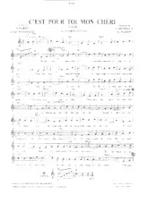 scarica la spartito per fisarmonica C'est pour toi mon chéri (Valse Chantée) in formato PDF
