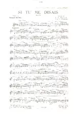 download the accordion score Si tu me disais (Slow) in PDF format