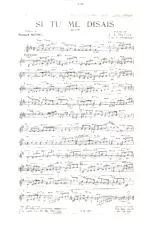 descargar la partitura para acordeón Si tu me disais (Slow) en formato PDF