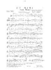 descargar la partitura para acordeón Et Mimi (And Mimi) (Slow) en formato PDF