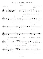 download the accordion score Le ciel de ma Vendée (Boléro) in PDF format